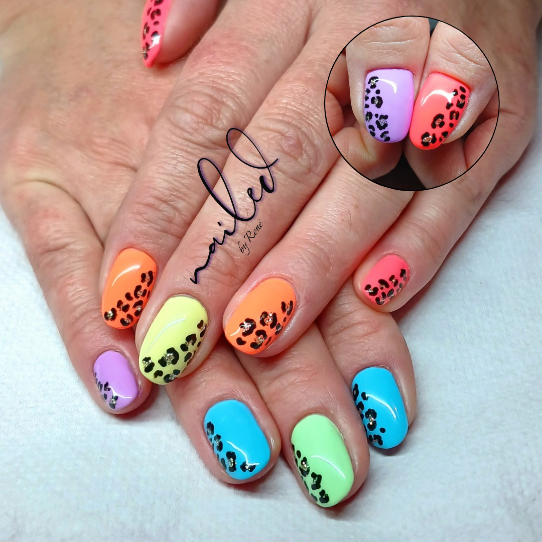 Leopard Rainbow Splash